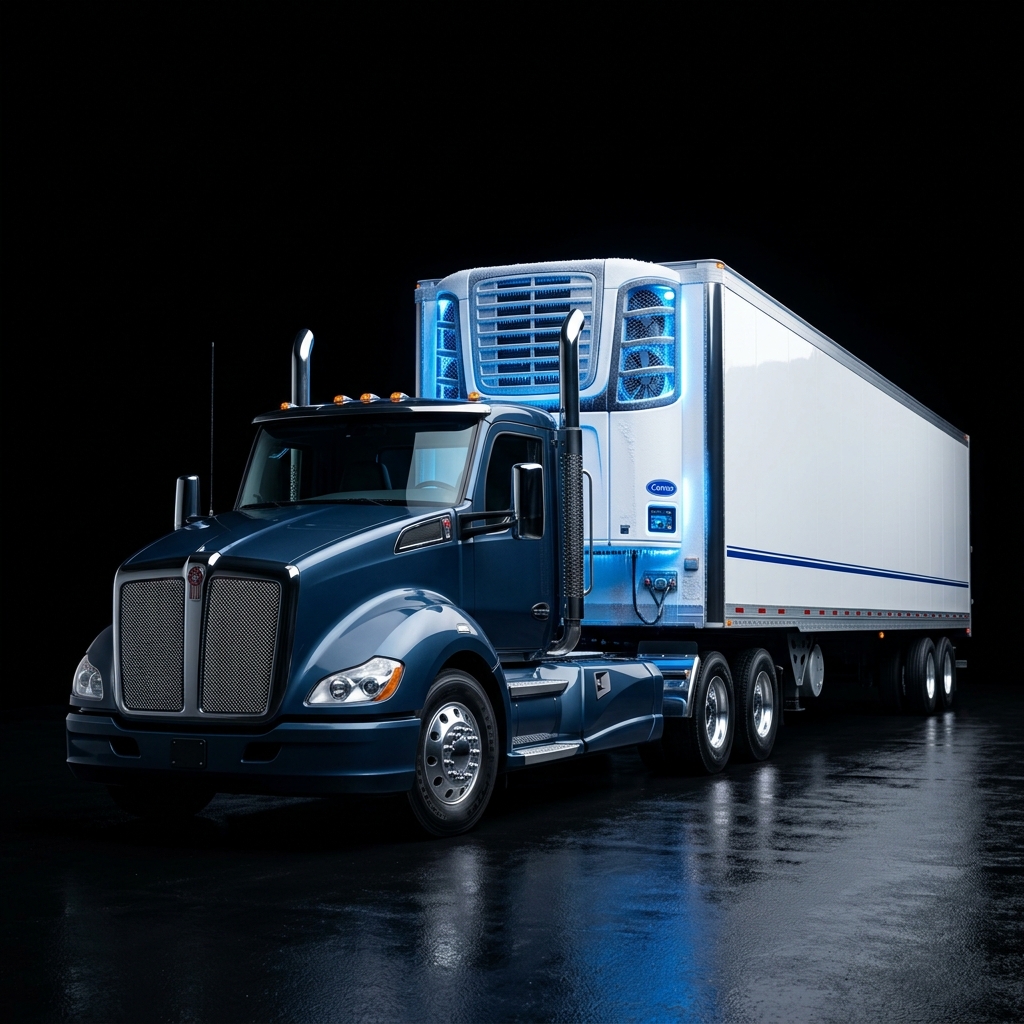 Reefer truck - temperature controlled dispatch